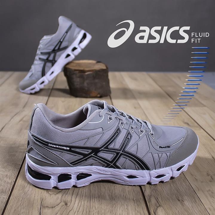 کفش مردانه Asics مدل Fluid fit (طوسی)
